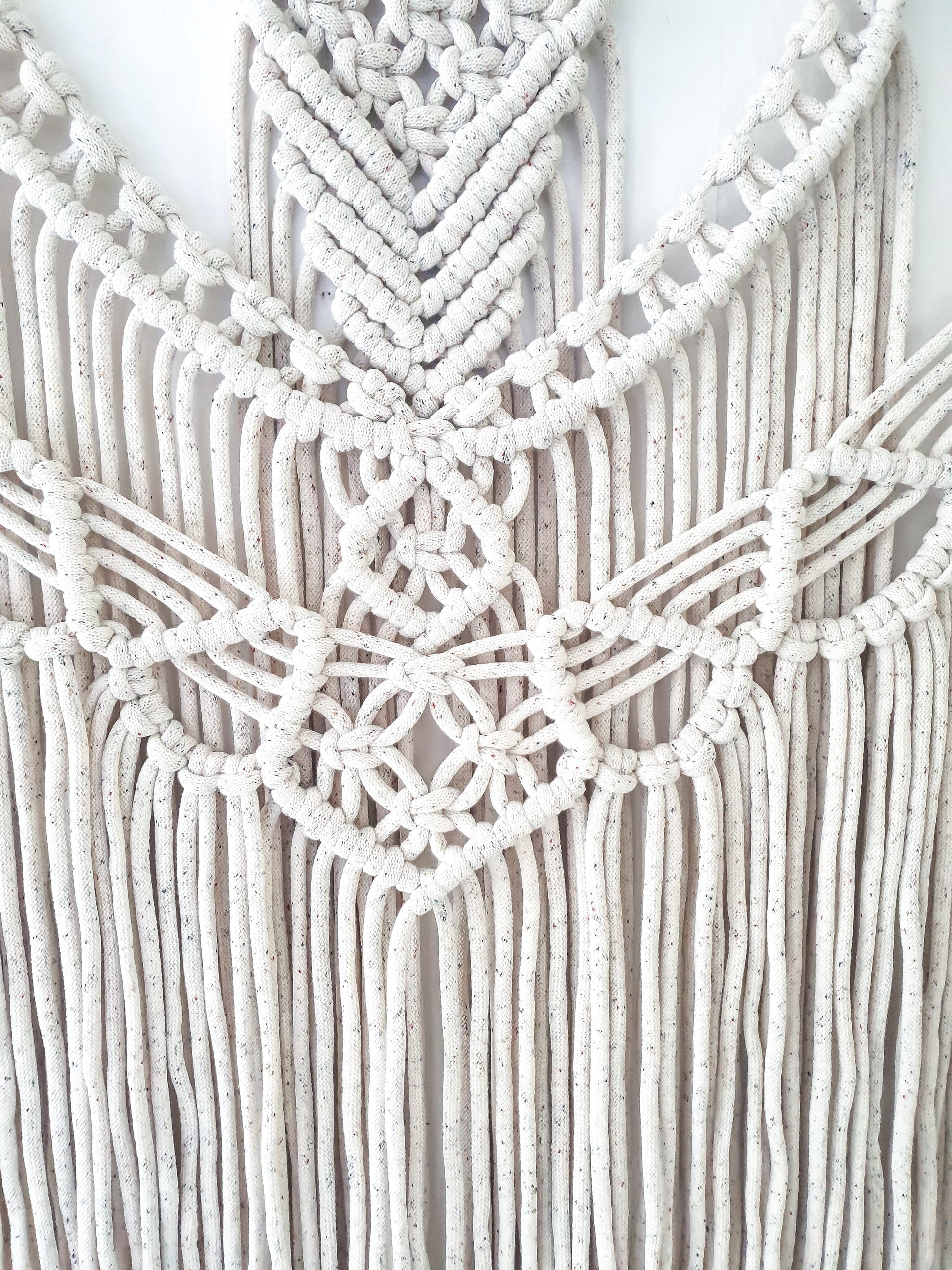 Extra Large Handmade Macrame Wall Hanging // Handmade in United States // 3 Feet Wide and 3 Feet Long