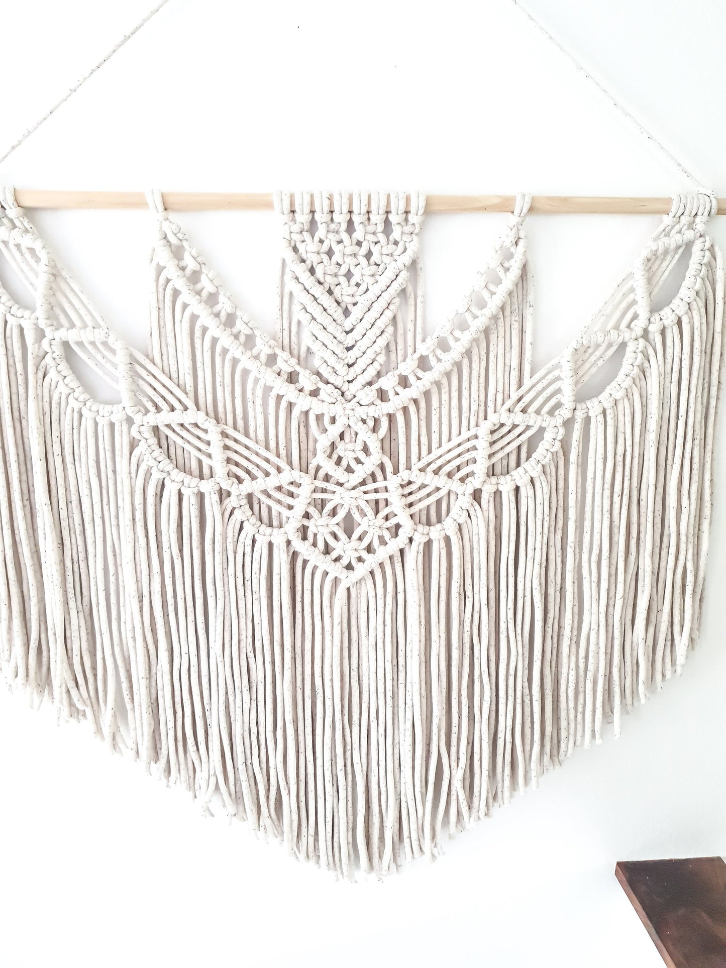 Extra Large Handmade Macrame Wall Hanging // Handmade in United States // 3 Feet Wide and 3 Feet Long