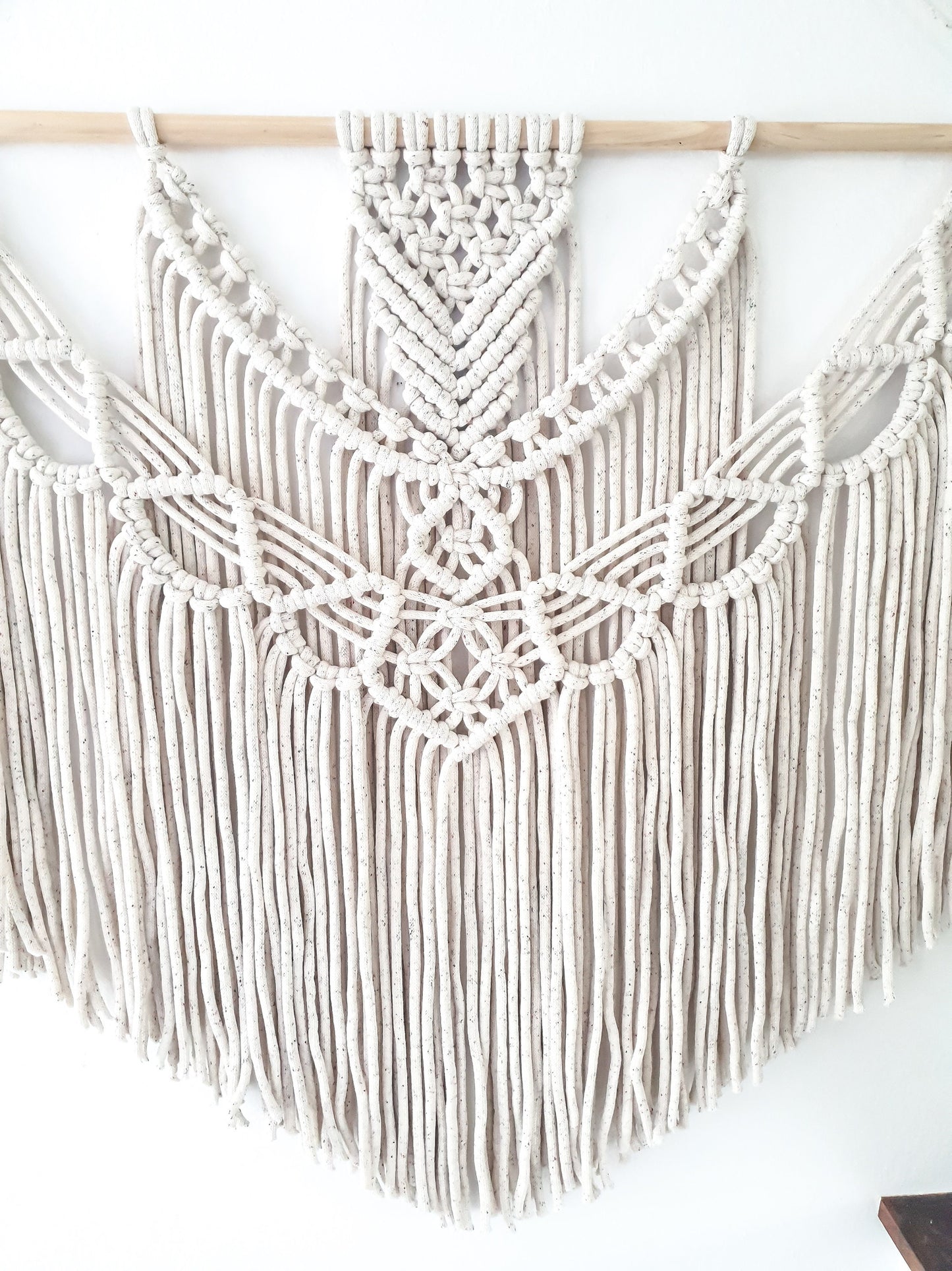 Extra Large Handmade Macrame Wall Hanging // Handmade in United States // 3 Feet Wide and 3 Feet Long
