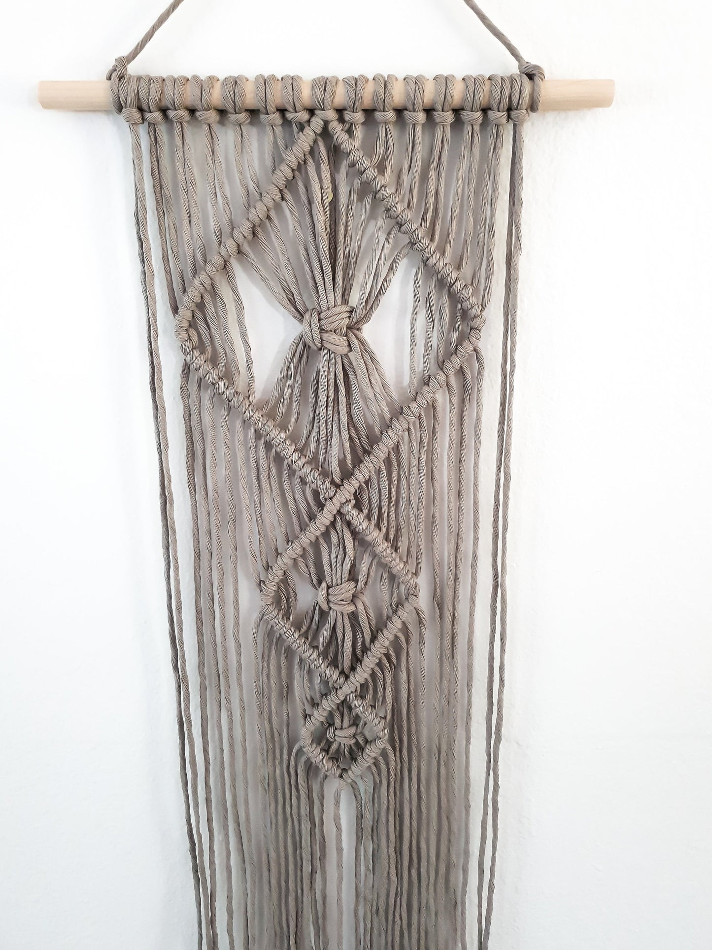 Small Handmade Macrame Wall Hanging Available in Many Colors, Handmade in the United States, Wall Tapestry, Small Macrame, Small Wall Art