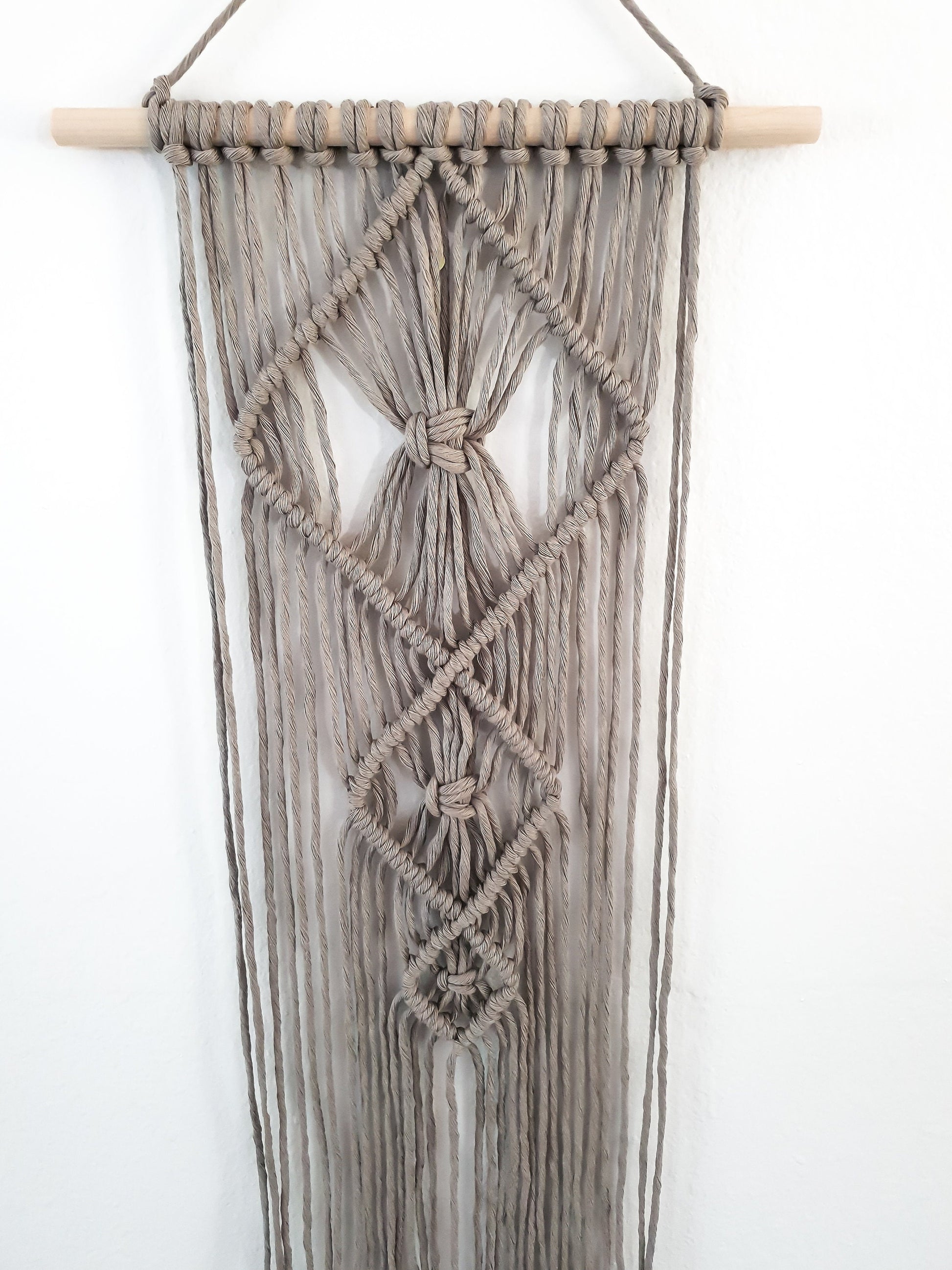 Small Handmade Macrame Wall Hanging Available in Many Colors, Handmade in the United States, Wall Tapestry, Small Macrame, Small Wall Art