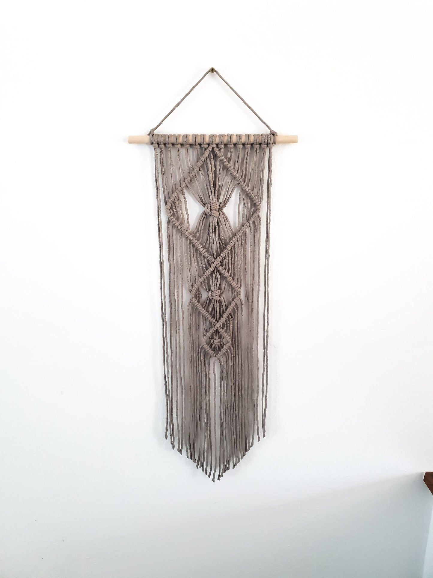 Small Handmade Macrame Wall Hanging Available in Many Colors, Handmade in the United States, Wall Tapestry, Small Macrame, Small Wall Art