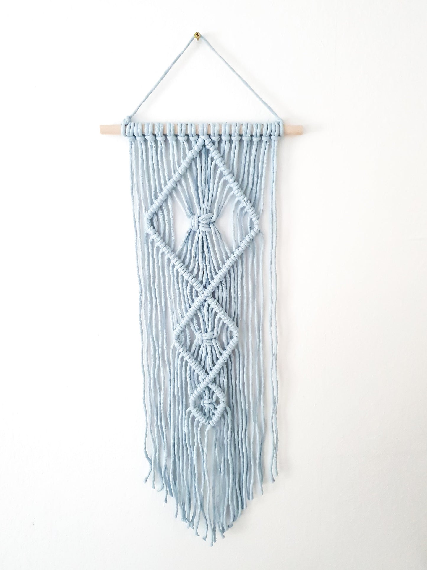 Small Handmade Macrame Wall Hanging Available in Many Colors, Handmade in the United States, Wall Tapestry, Small Macrame, Small Wall Art