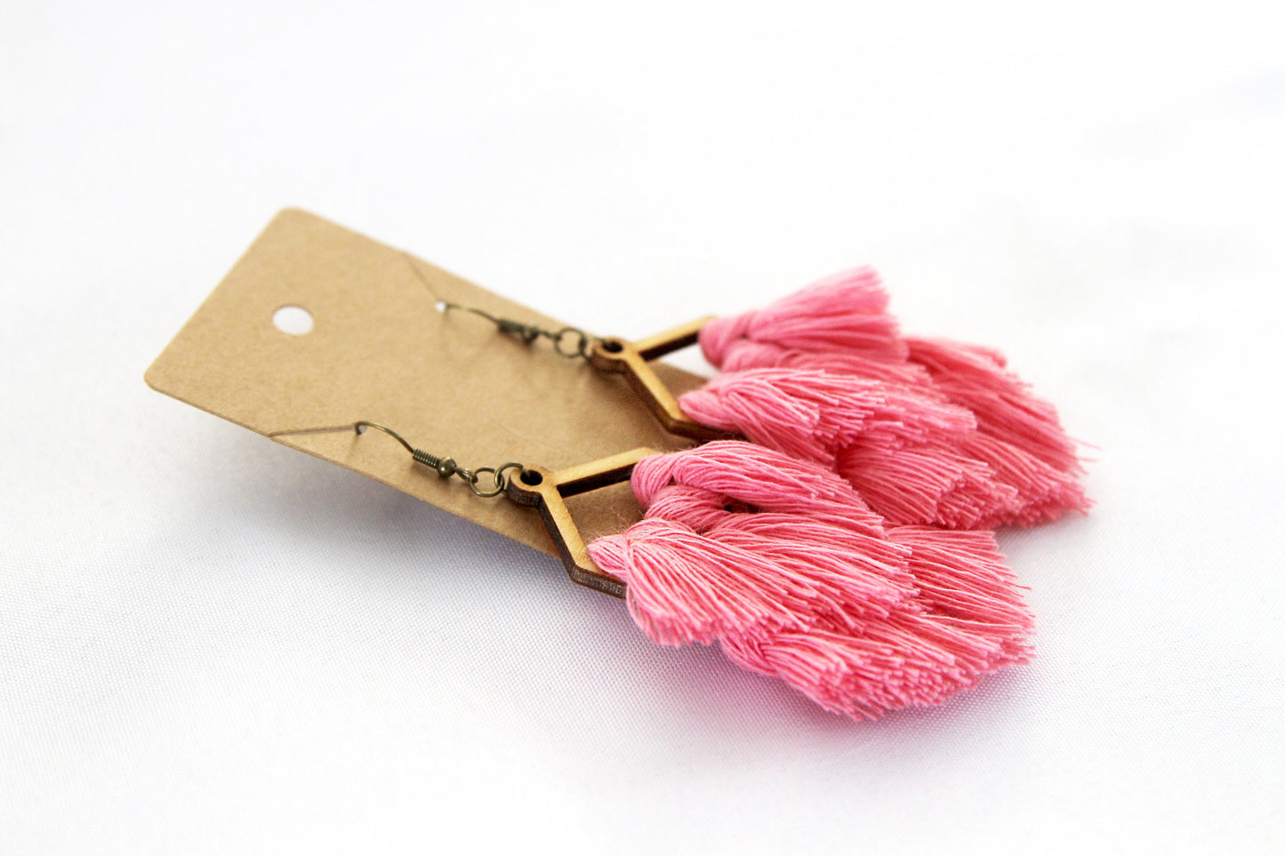 Triangle Macrame Earrings, Macrame Earrings, Boho Earrings, Bridesmaid Gift, Multiple Color Options