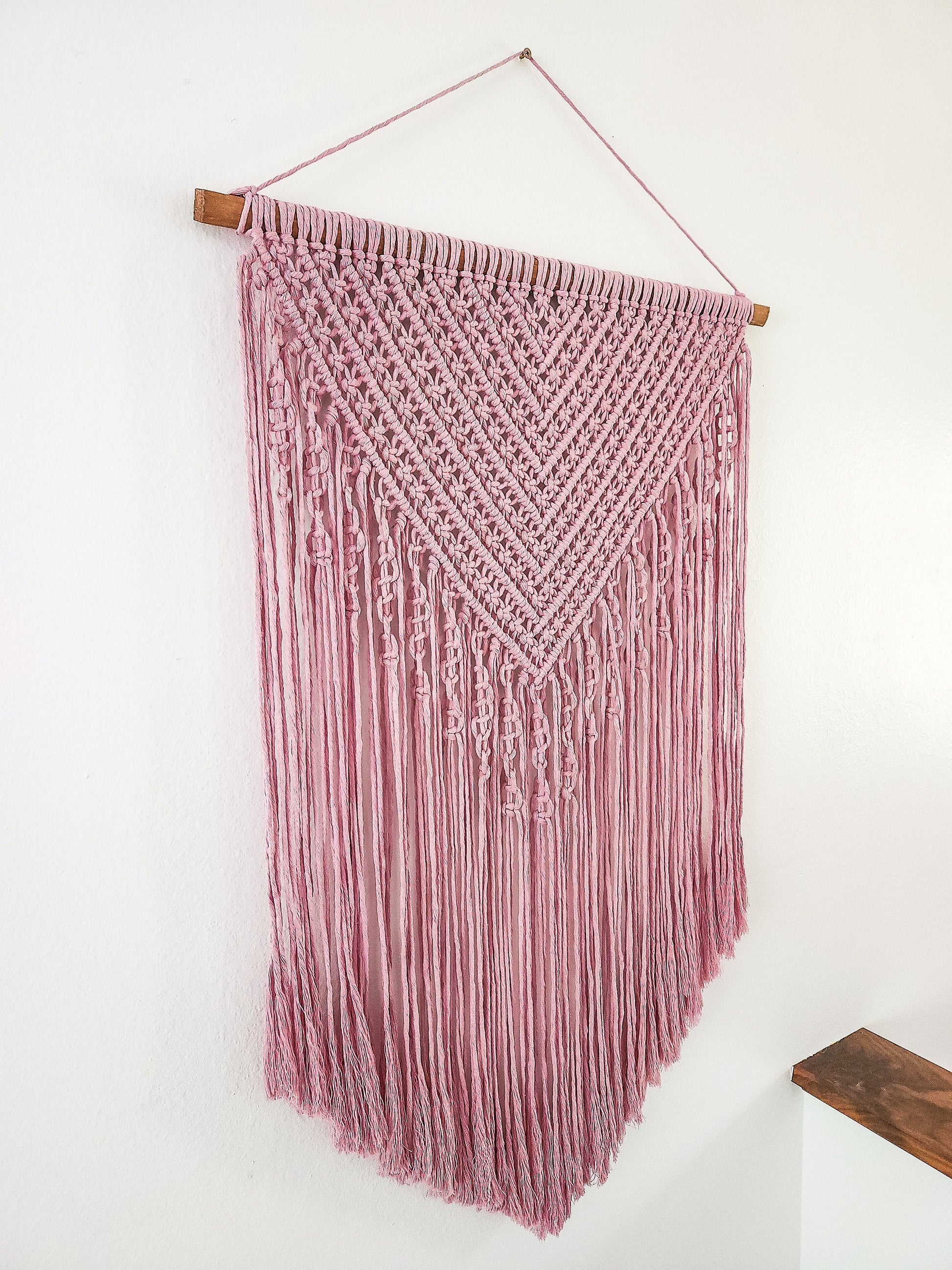 Wall Tapestry, Macrame Wall Hanging, Boho Wall Decor, Macrame Headboard, Bohemian Home Decor, Handmade Wall Decor, Made in USA