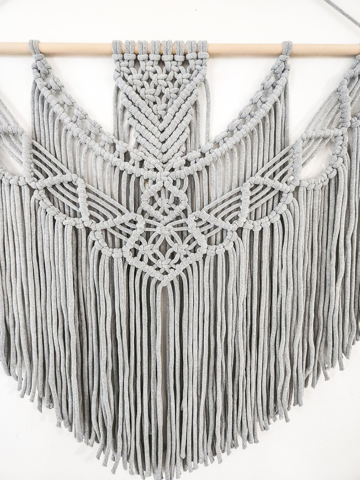 Extra Large Handmade Macrame Wall Hanging // Handmade in United States // 3 Feet Wide and 3 Feet Long