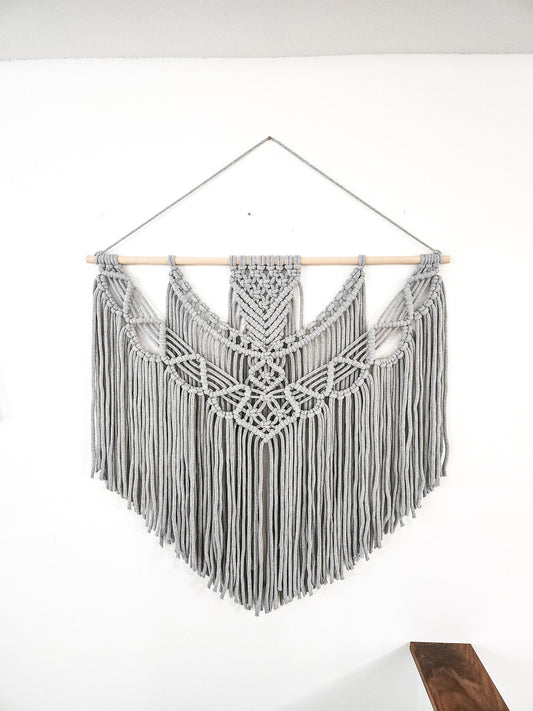Extra Large Handmade Macrame Wall Hanging // Handmade in United States // 3 Feet Wide and 3 Feet Long