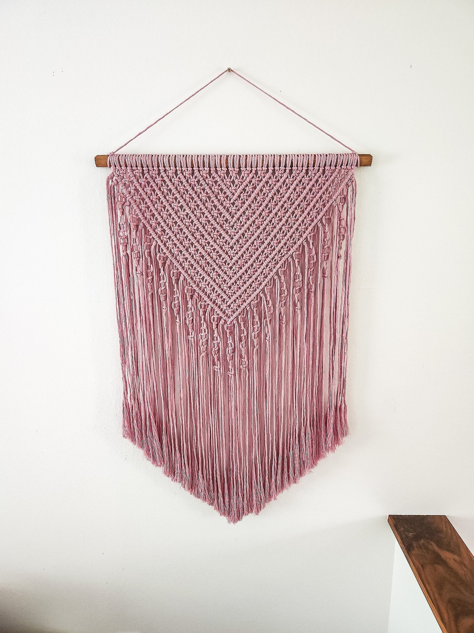 Wall Tapestry, Macrame Wall Hanging, Boho Wall Decor, Macrame Headboard, Bohemian Home Decor, Handmade Wall Decor, Made in USA