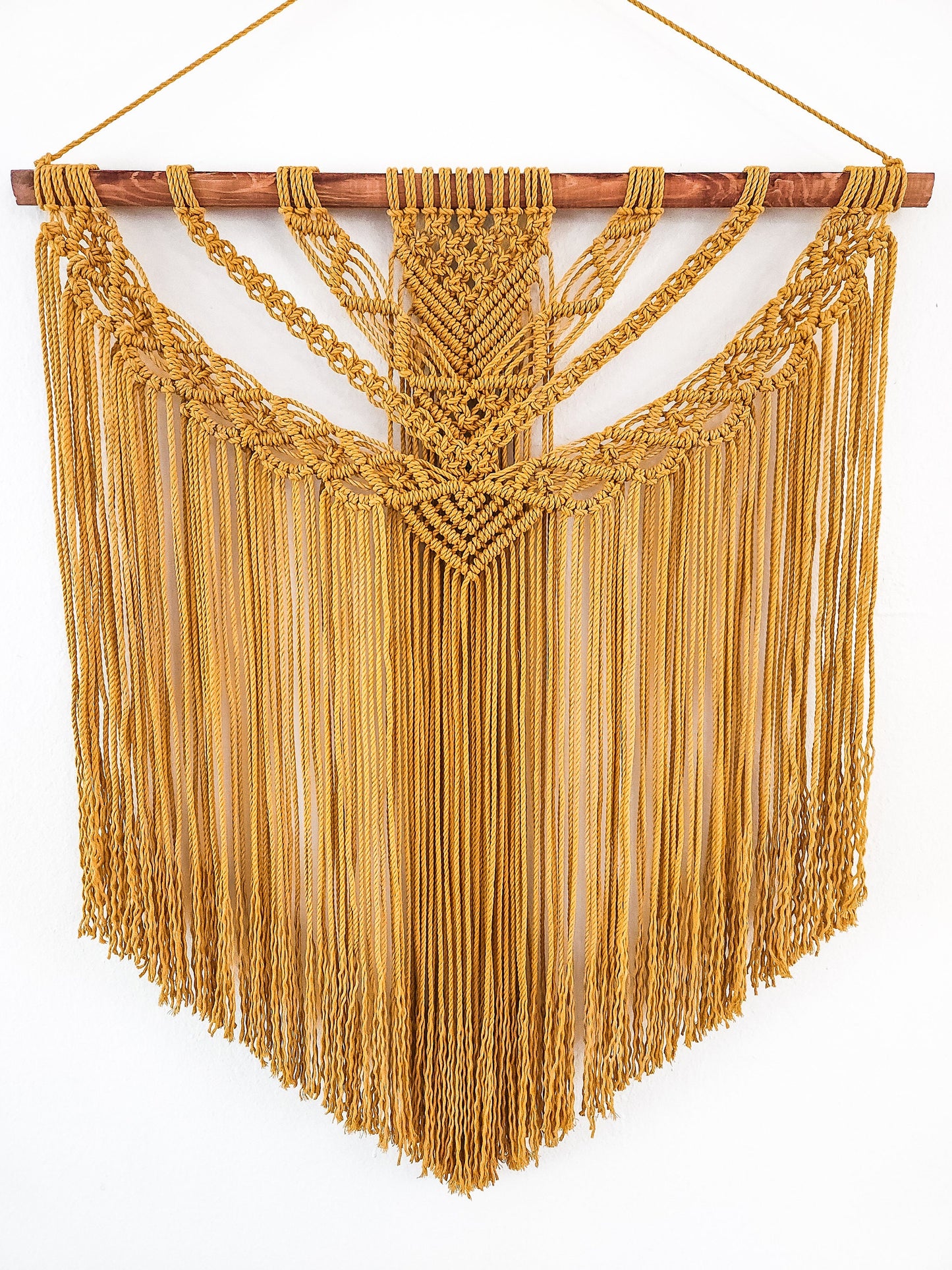 Wall Tapestry, Macrame Wall Hanging, Boho Wall Decor, Macrame Headboard, Bohemian Home Decor, Handmade Wall Decor, Made in USA