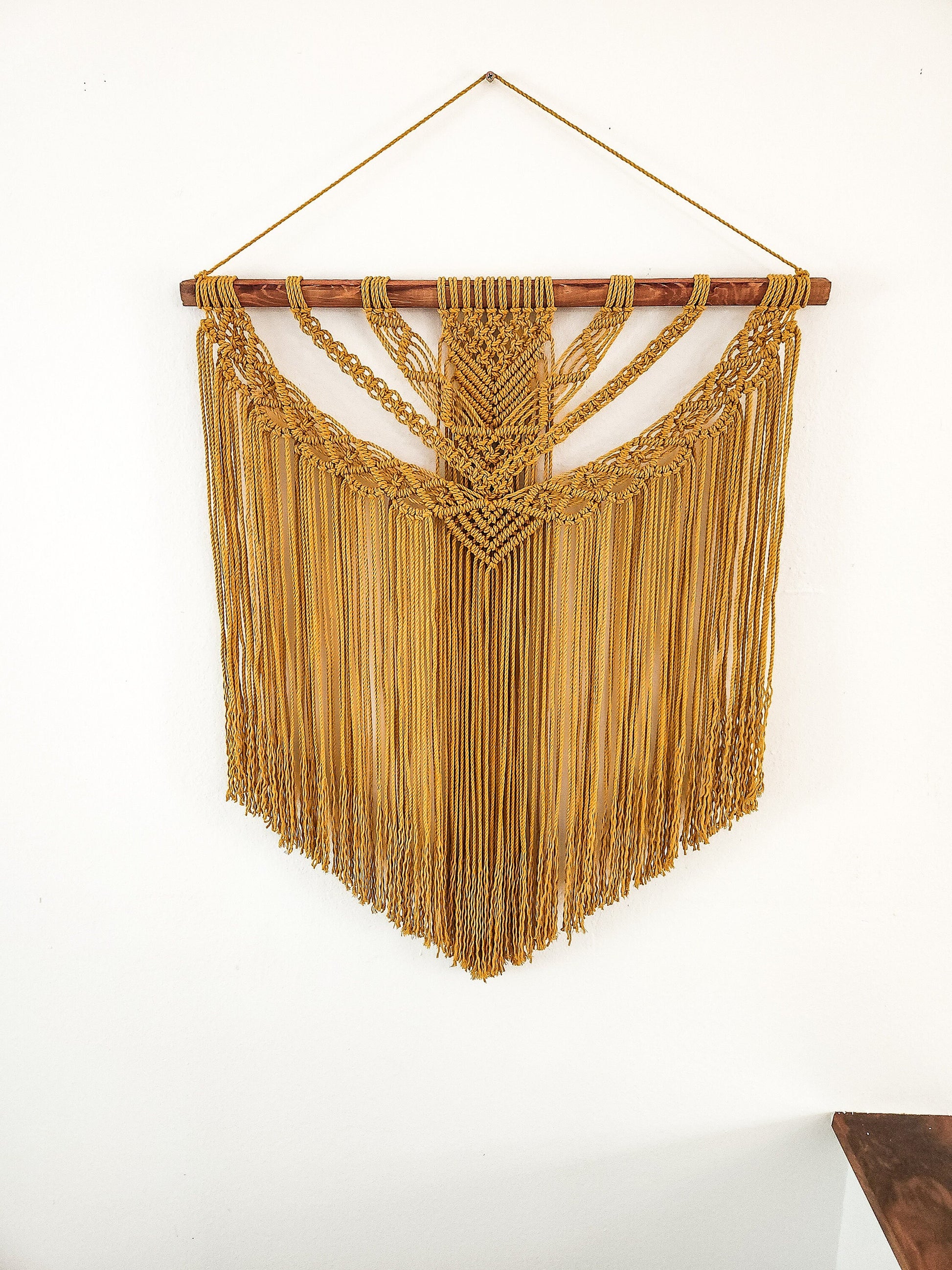 Wall Tapestry, Macrame Wall Hanging, Boho Wall Decor, Macrame Headboard, Bohemian Home Decor, Handmade Wall Decor, Made in USA