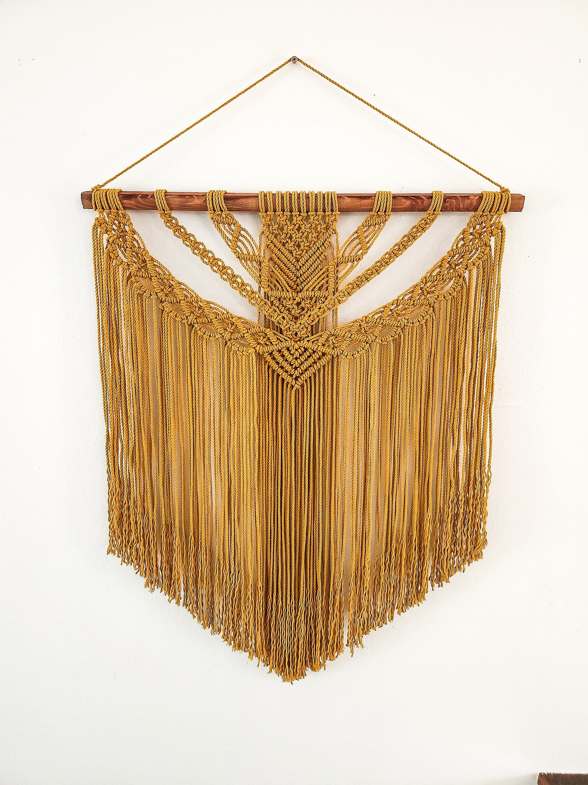 Wall Tapestry, Macrame Wall Hanging, Boho Wall Decor, Macrame Headboard, Bohemian Home Decor, Handmade Wall Decor, Made in USA