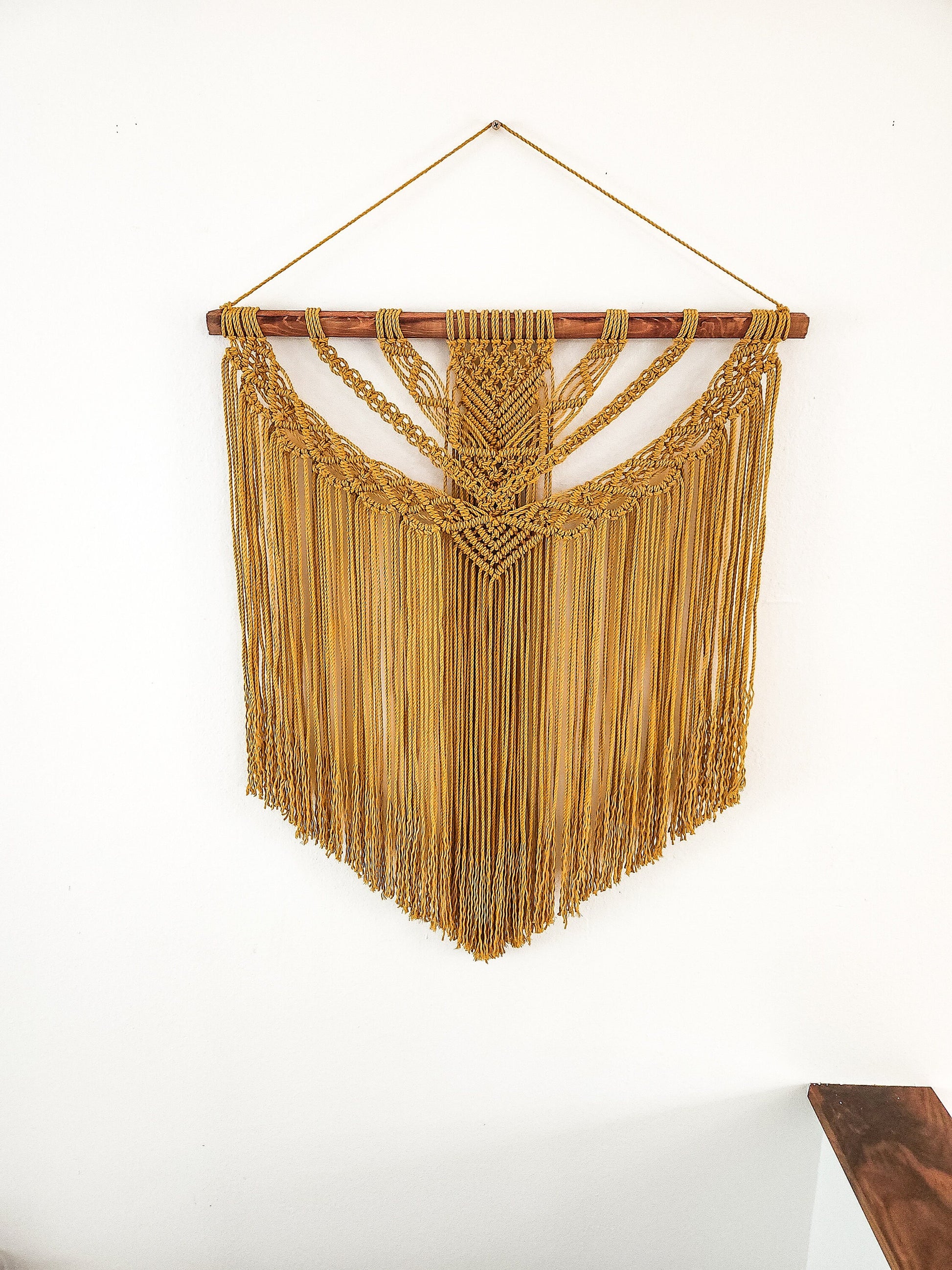 Wall Tapestry, Macrame Wall Hanging, Boho Wall Decor, Macrame Headboard, Bohemian Home Decor, Handmade Wall Decor, Made in USA