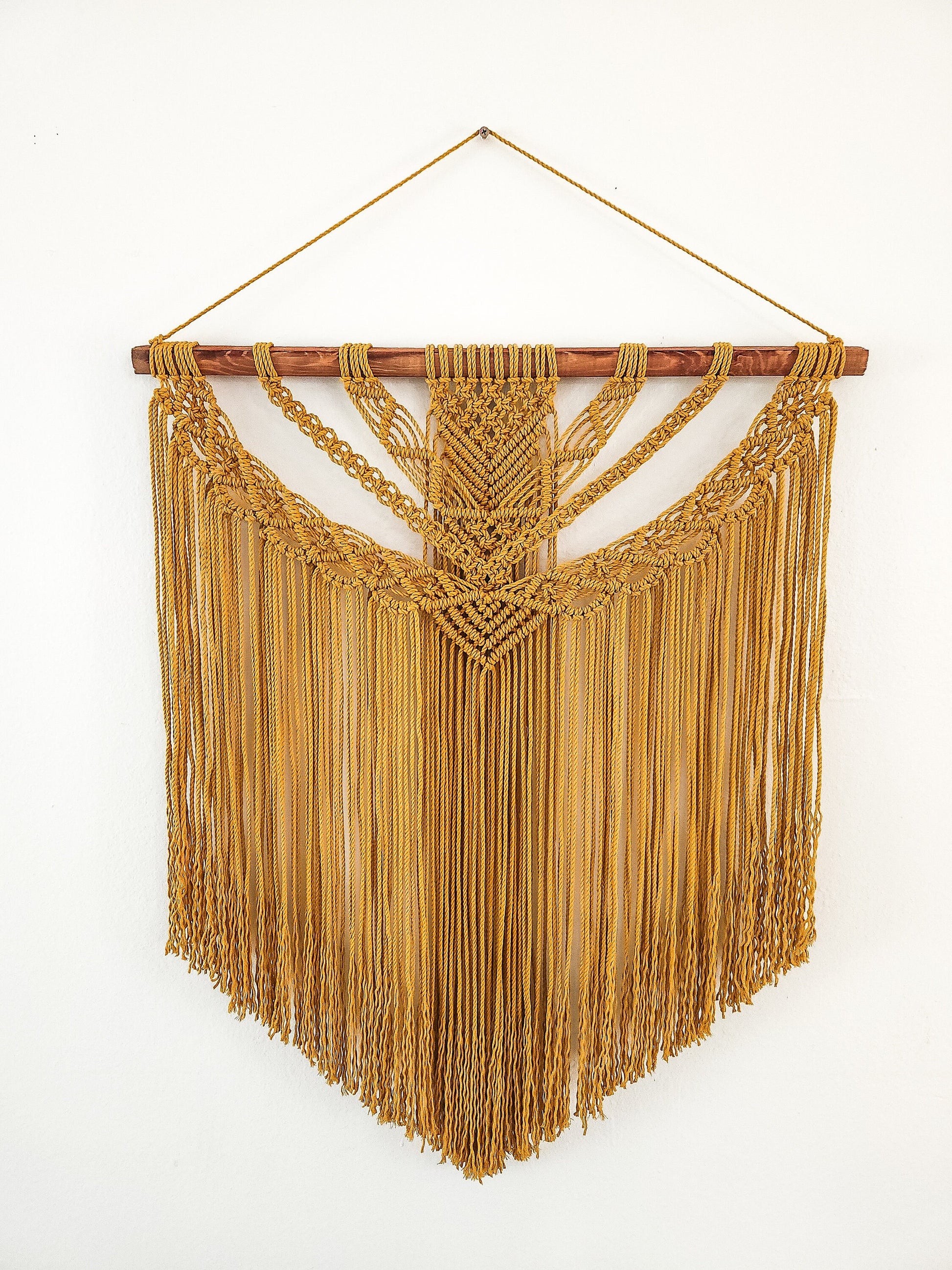 Wall Tapestry, Macrame Wall Hanging, Boho Wall Decor, Macrame Headboard, Bohemian Home Decor, Handmade Wall Decor, Made in USA