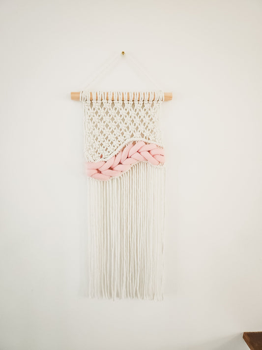 Small Handmade Macrame Wall Hanging, Woven Macrame, Handmade in the United States, Wall Tapestry, Small Macrame, Small Wall Art