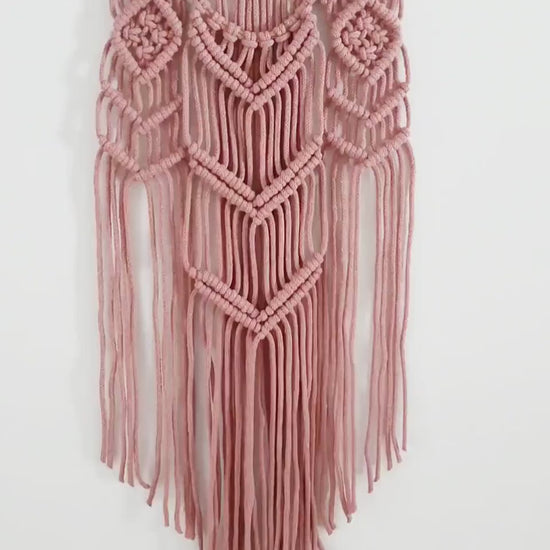 Medium Handmade Macrame Wall Hanging Available in Many Colors