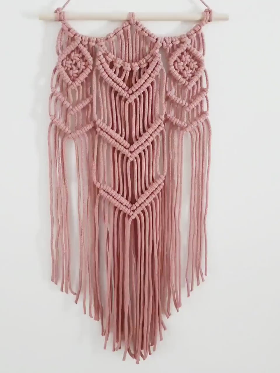 Medium Handmade Macrame Wall Hanging Available in Many Colors