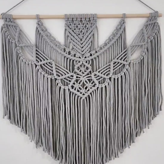 Extra Large Handmade Macrame Wall Hanging // Handmade in United States // 3 Feet Wide and 3 Feet Long