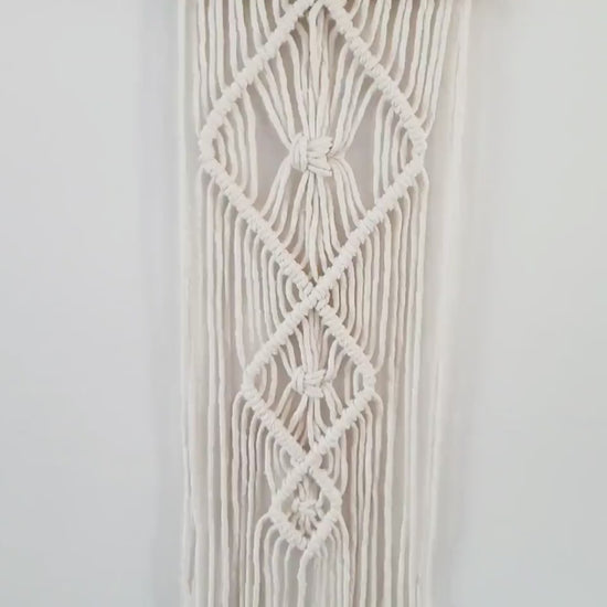 Small Handmade Macrame Wall Hanging Available in Many Colors, Handmade in the United States, Wall Tapestry, Small Macrame, Small Wall Art