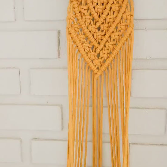 Macrame Plant Hanger on Antler, Boho Plant Hanger, Boho House Decor, Tassel Plant Hanger