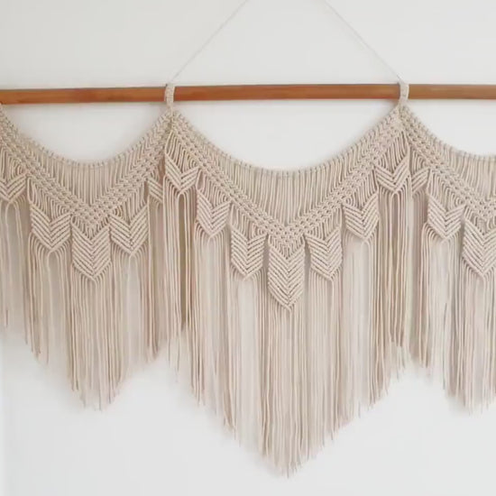 X Large Macrame Wall Hanging, Macrame Wall Art, Woven Wall Hanging, Boho Wall Decor, Wall Tapestry, Macrame, Wedding Backdrop, Free Shipping