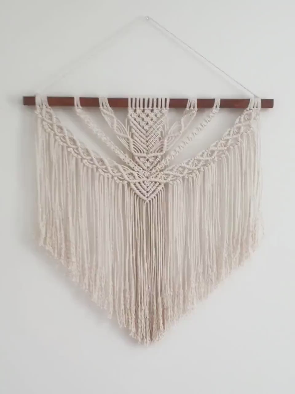 Wall Tapestry, Macrame Wall Hanging, Boho Wall Decor, Macrame Headboard, Bohemian Home Decor, Handmade Wall Decor, Made in USA