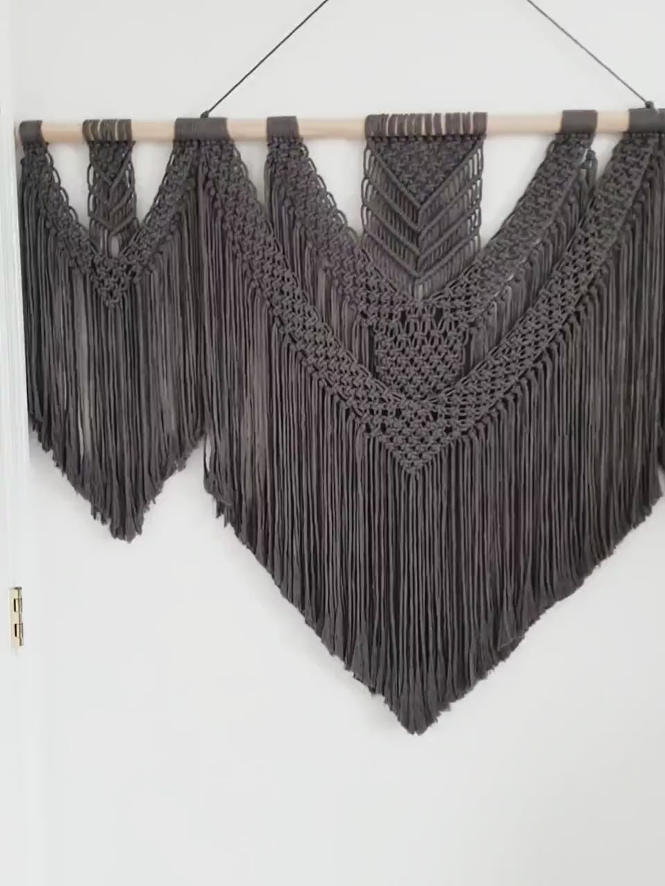 X Large Macrame Wall Hanging, Macrame Wall Art, Woven Wall Hanging, Boho Wall Decor, Wall Tapestry, Macrame, Wedding Backdrop, 4 Foot Wide
